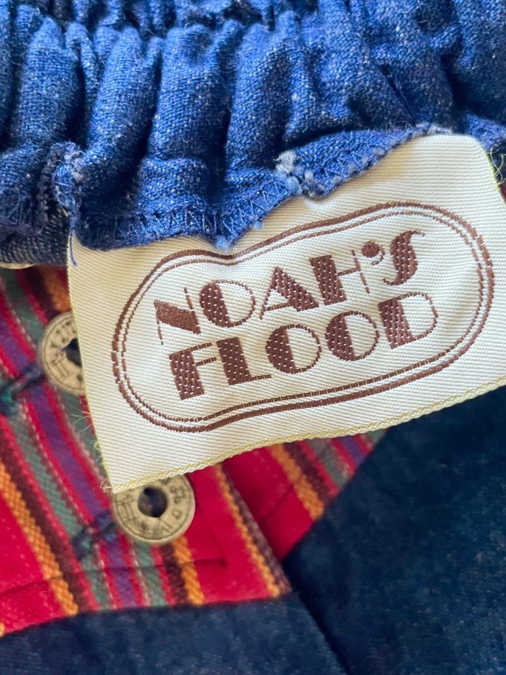 Upcycled Noah’s Flood Patchwork Pull On Jeans - Picture 8 of 8